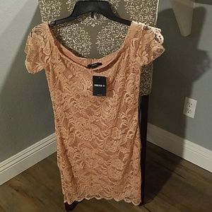 Forever 21 off the shoulder lace dress